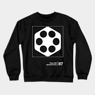 Aggressiva Due / Minimalist Graphic Artwork Design Crewneck Sweatshirt